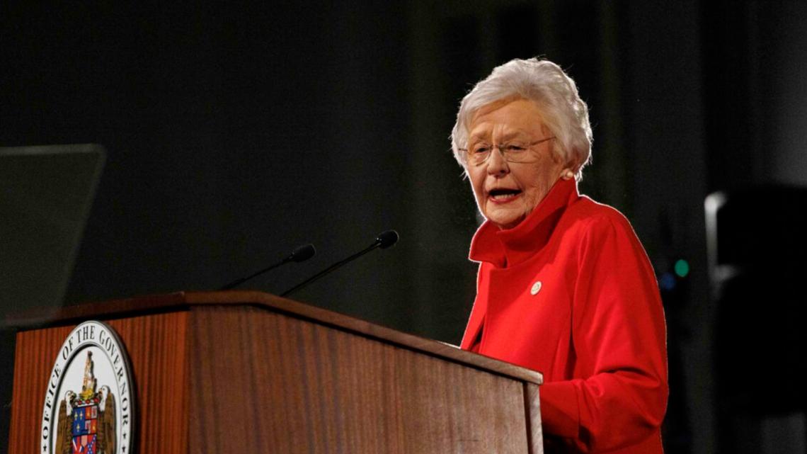 Alabama Governor Kay Ivey returns home after successful procedure to remove lung fluid