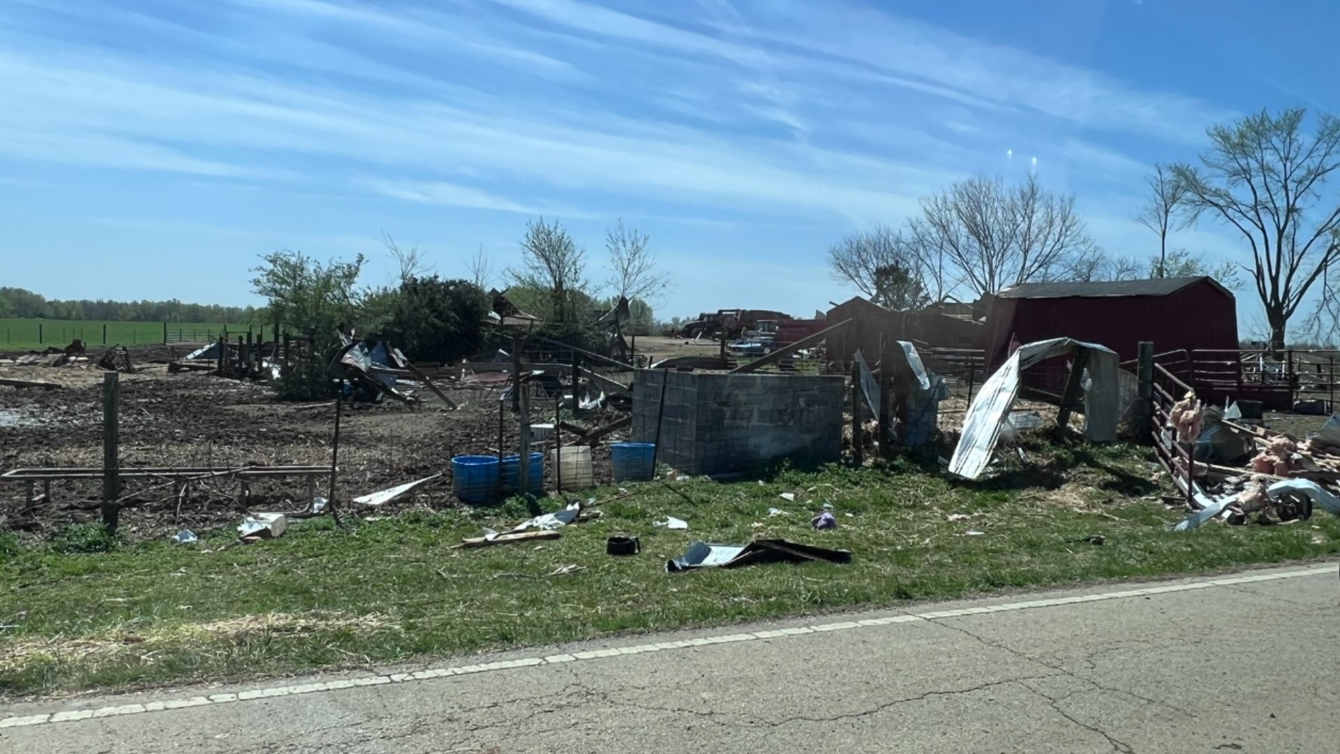 Tornado touches down near Hazel Green, 1 death confirmed