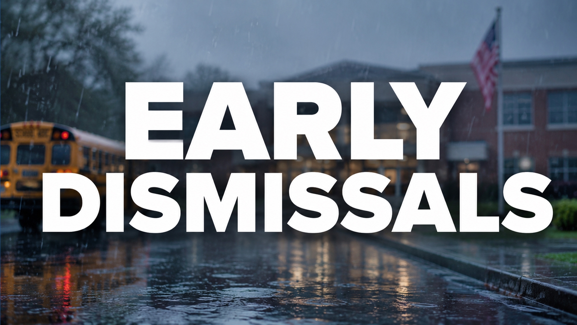 Widespread early release for local schools due to weather threat ...