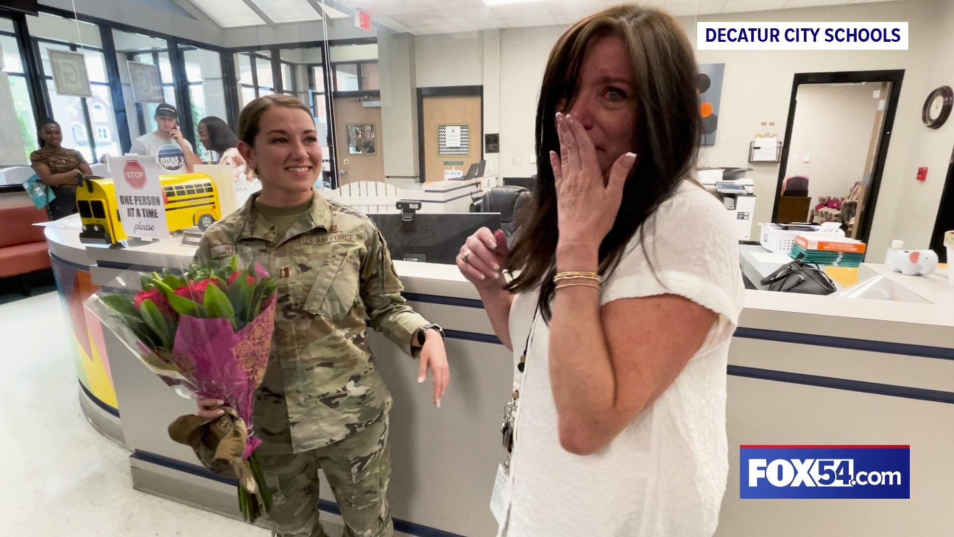 Watch this sweet reunion between mother and Air Force officer daughter ...