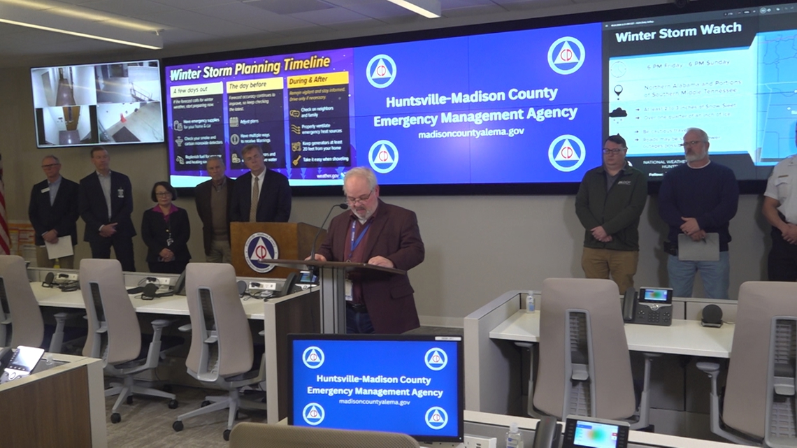 Tennessee Valley braces for winter weather impacts: Officials urge preparedness before weekend