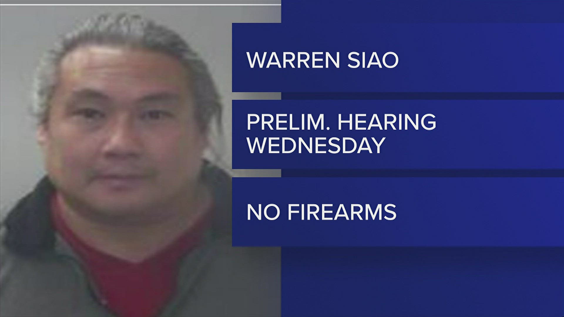 A judge ruled Warren Siao of Harvest shall have no access to firearms as he awaits a hearing over a December shooting.