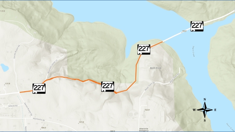 Lane closures coming to SR-227 in Guntersville for road work