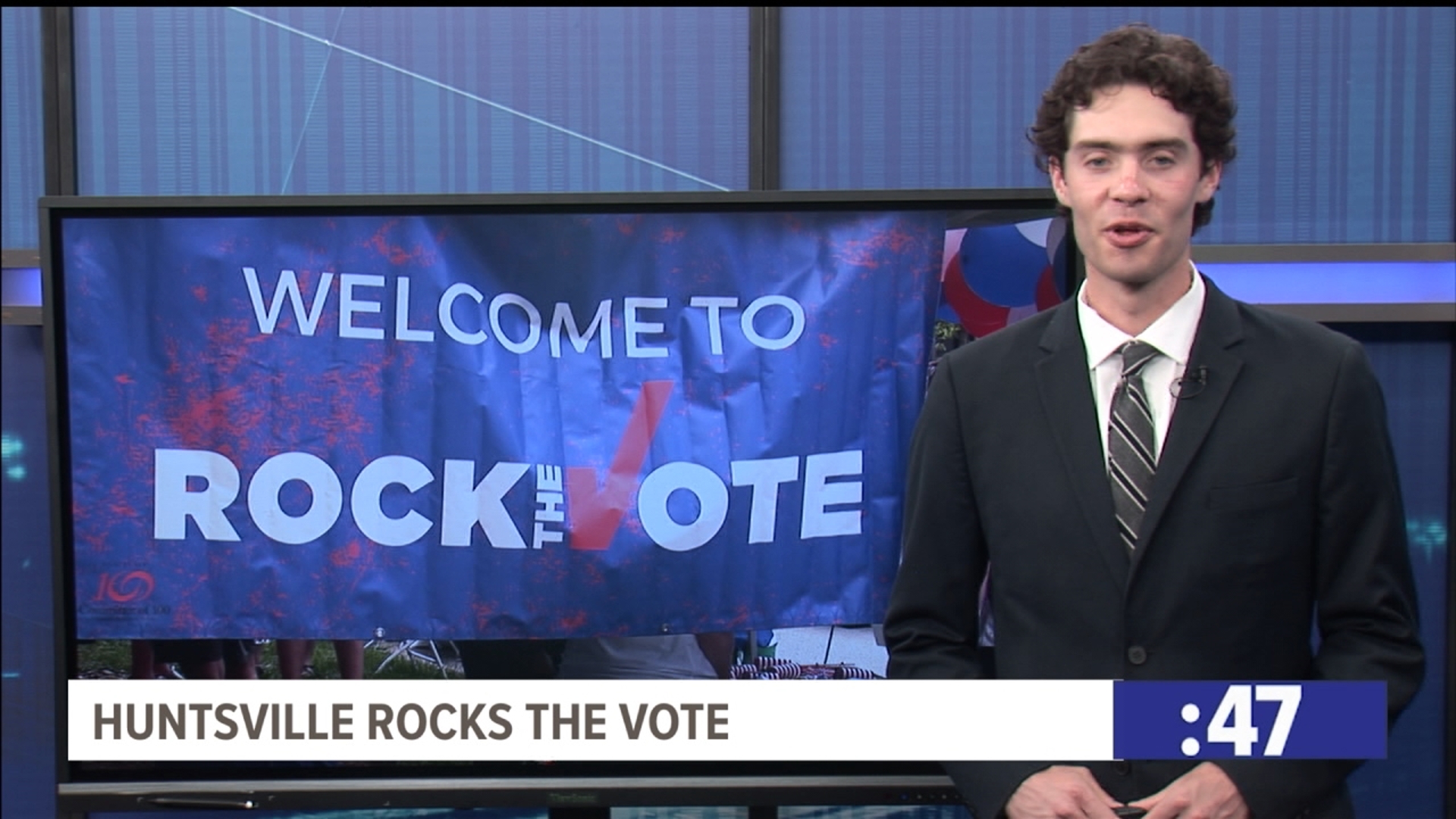 How #Huntsville rocks the vote and other stories coming up tonight... in #54Seconds or less