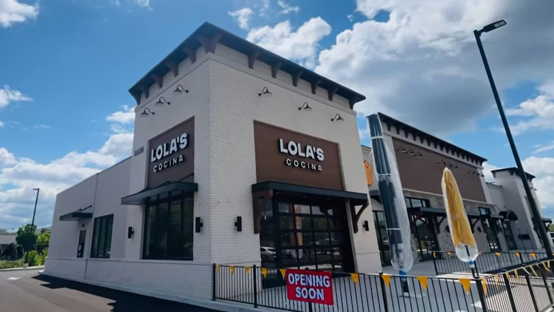 Jones Valley welcomes Lola's Cocina to the growing list of restaurants in the community.