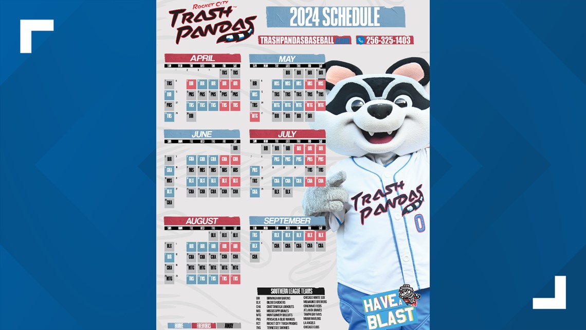 Trash Pandas Schedule 2024 Kris Shalne