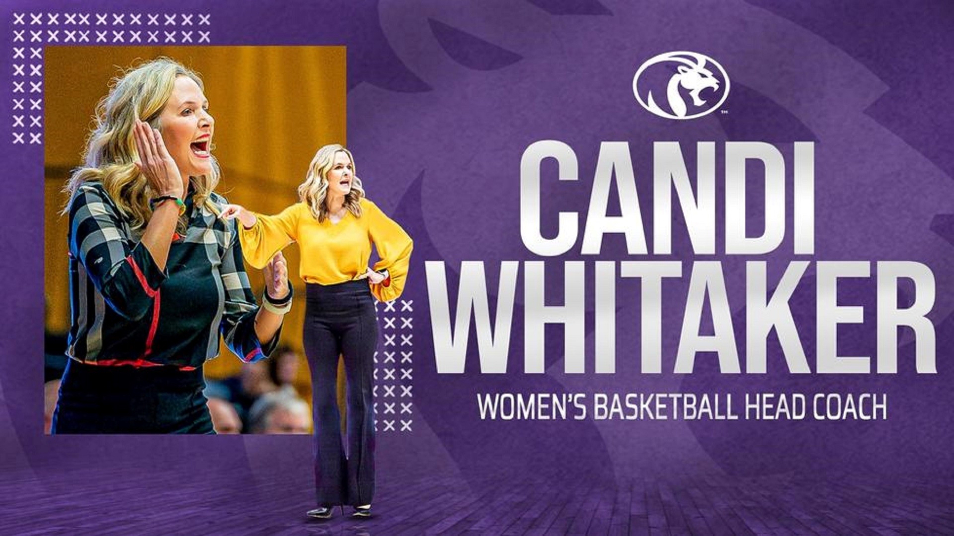 Dr. Josh Looney announced the hiring of Candi Whitaker on Monday. Whitaker and the University agreed to terms on a four-year contract.