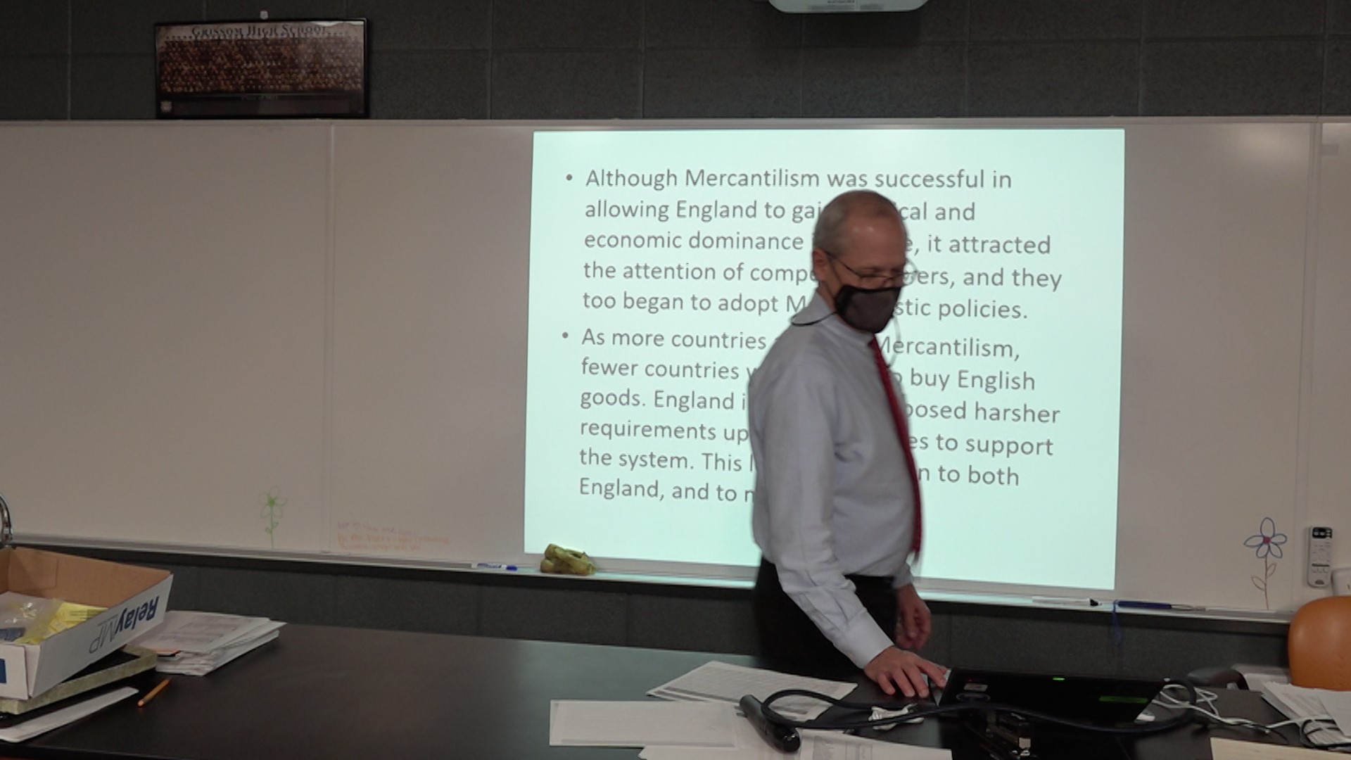Cary Hurt teaches 12th grade economics at Grissom High School.