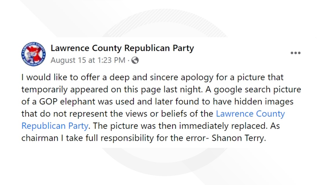 Lawrence County Republican Party apologizes for Facebook post - Vimarsana News