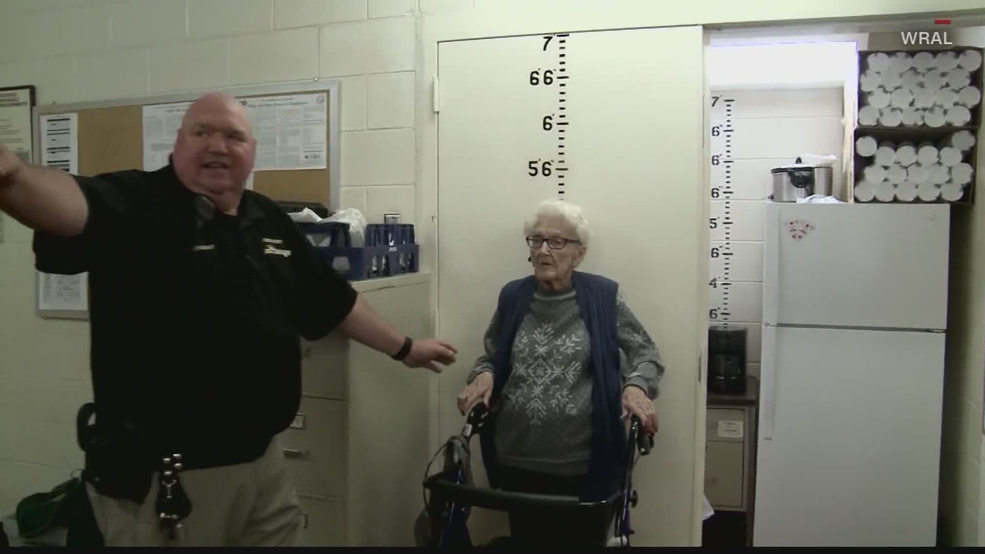 A very strange item was checked off of a very strange bucket list for a North Carolina woman. She celebrated her 100th birthday...in jail.