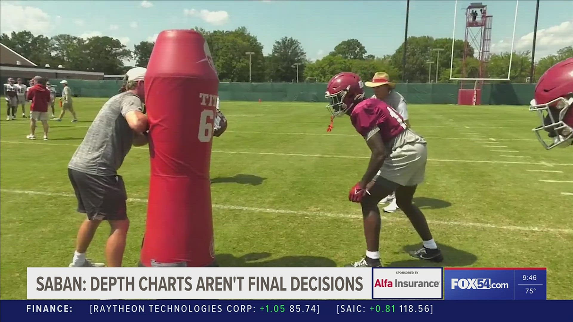 Not only did Alabama coach Nick Saban neglect to name a starting quarterback Monday, but he also neglected to release a depth chart in any form.