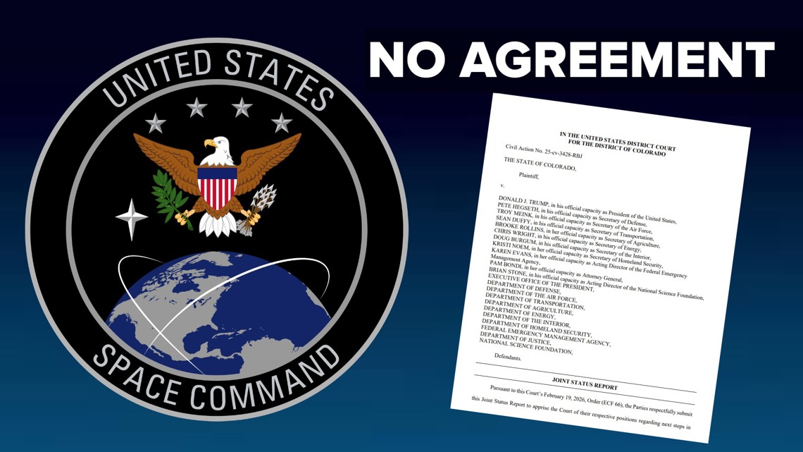 Colorado, Trump administration stand firm as lawsuit over US Space Command move advances