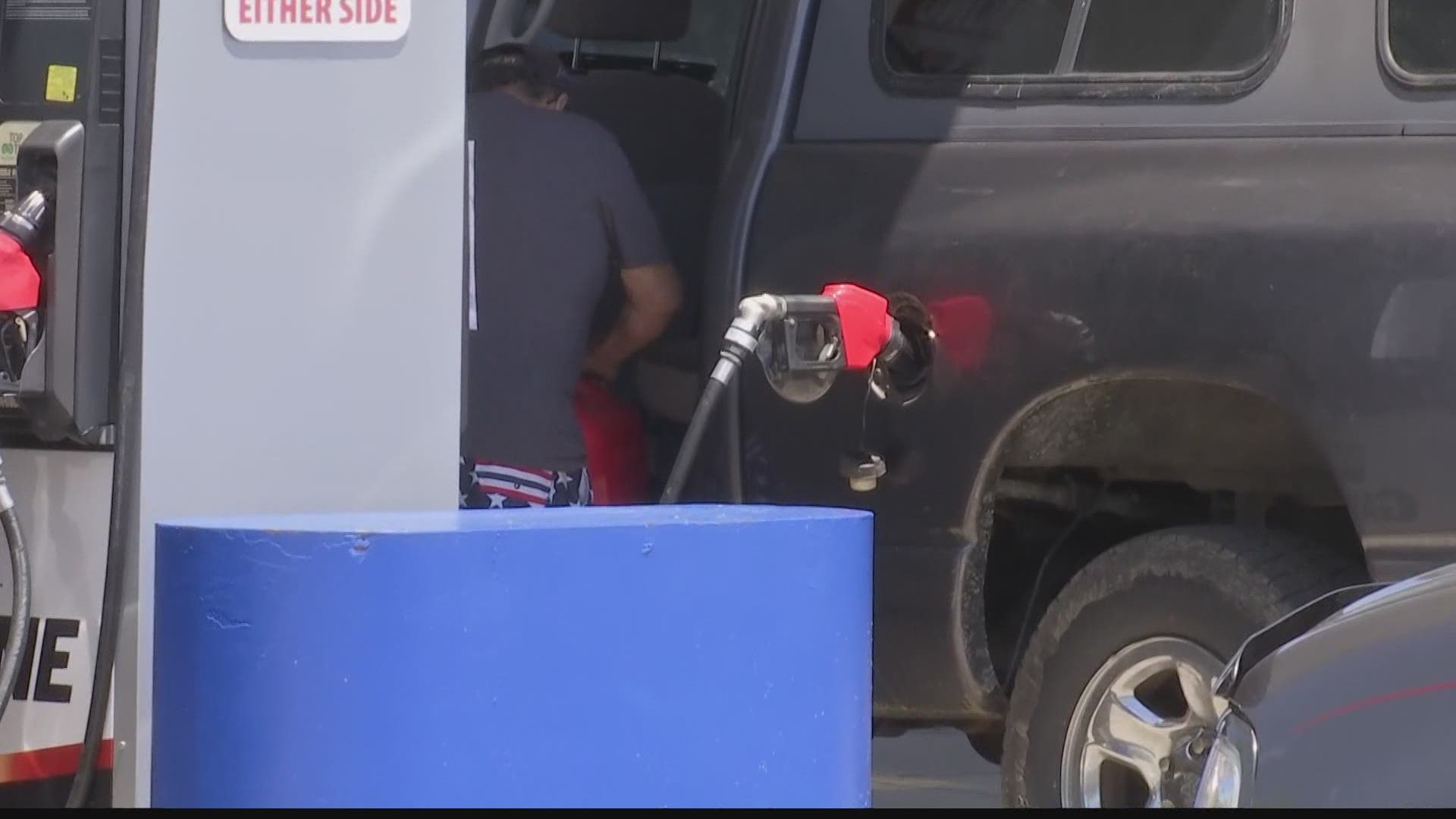 One Huntsville couple says they drove to four different gas stations in Huntsville before being able to fill up their car.