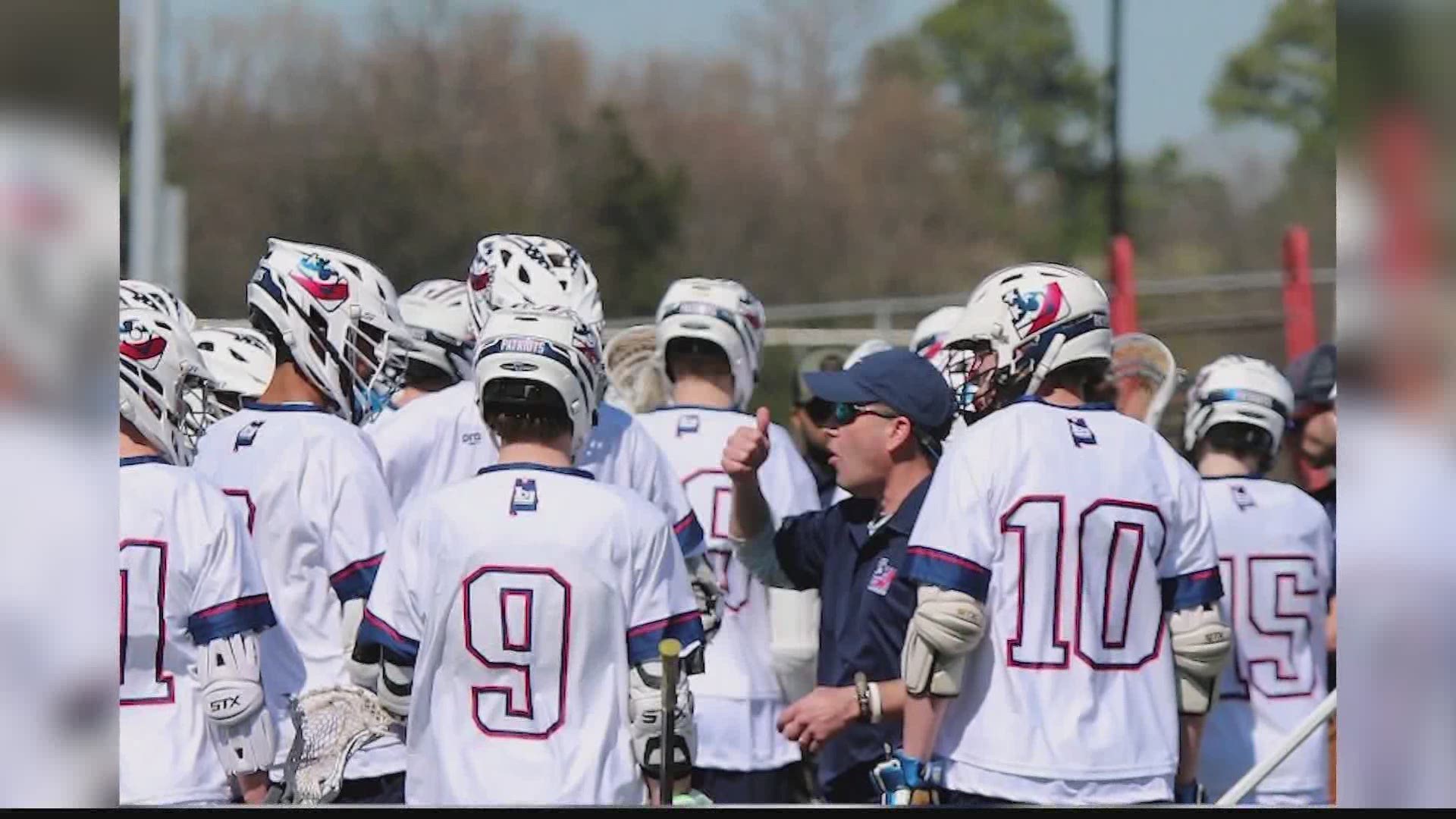 Bob Jones lacrosse is using this time to do team bonding under social distancing guidelines.