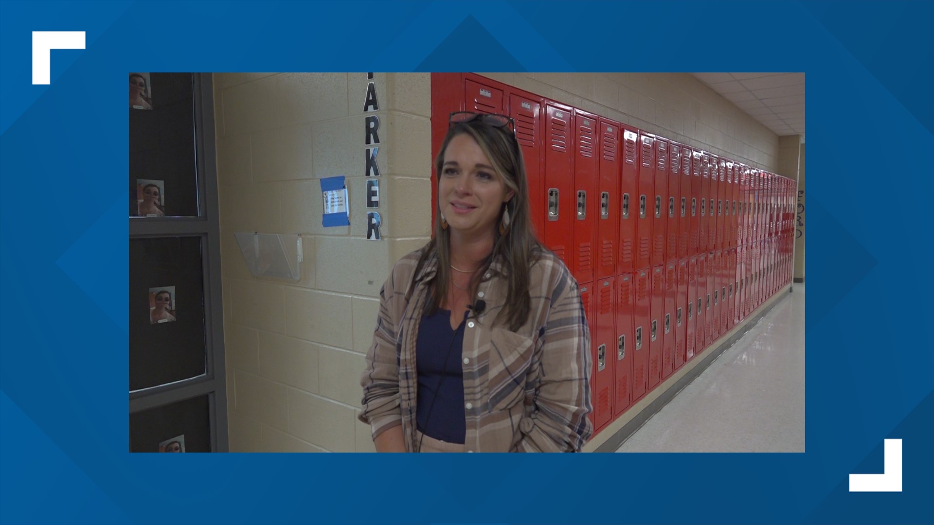Sarah Parker has taught at Moulton Middle School for two years.
