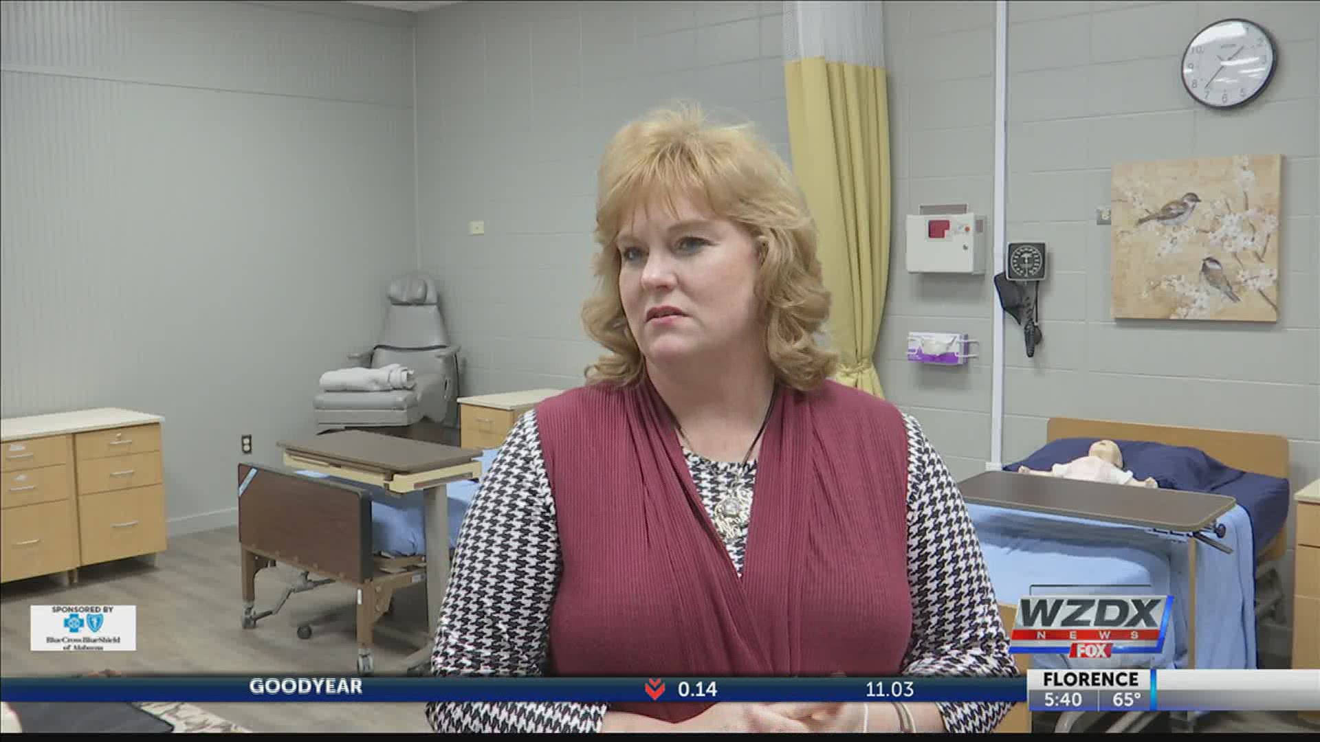 Mrs. Robbie Ross is training the next generation of health care workers at Marshall County Technical College.