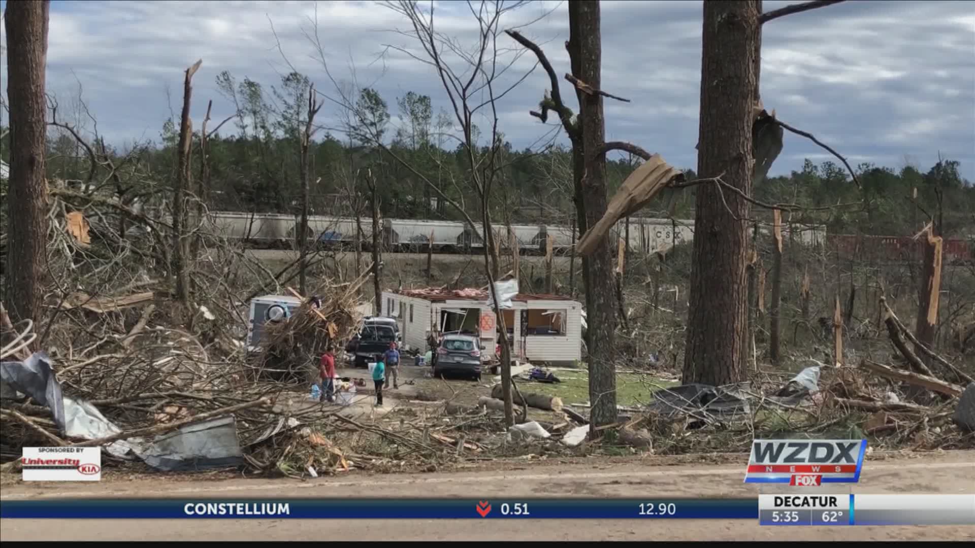 A teenage boy was killed and at least 30 others were injured after a tornado devastated Fultondale and Center Point.