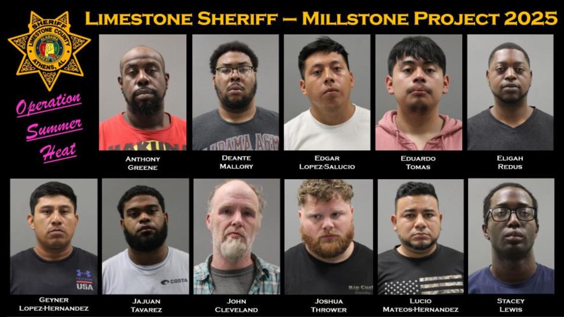 Limestone County sting nets 11 online child exploitation arrests ...