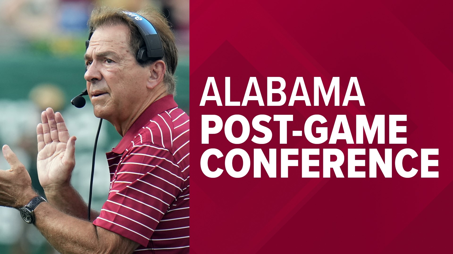 Coach Saban discusses the Nov. 18 game against Chattanooga.