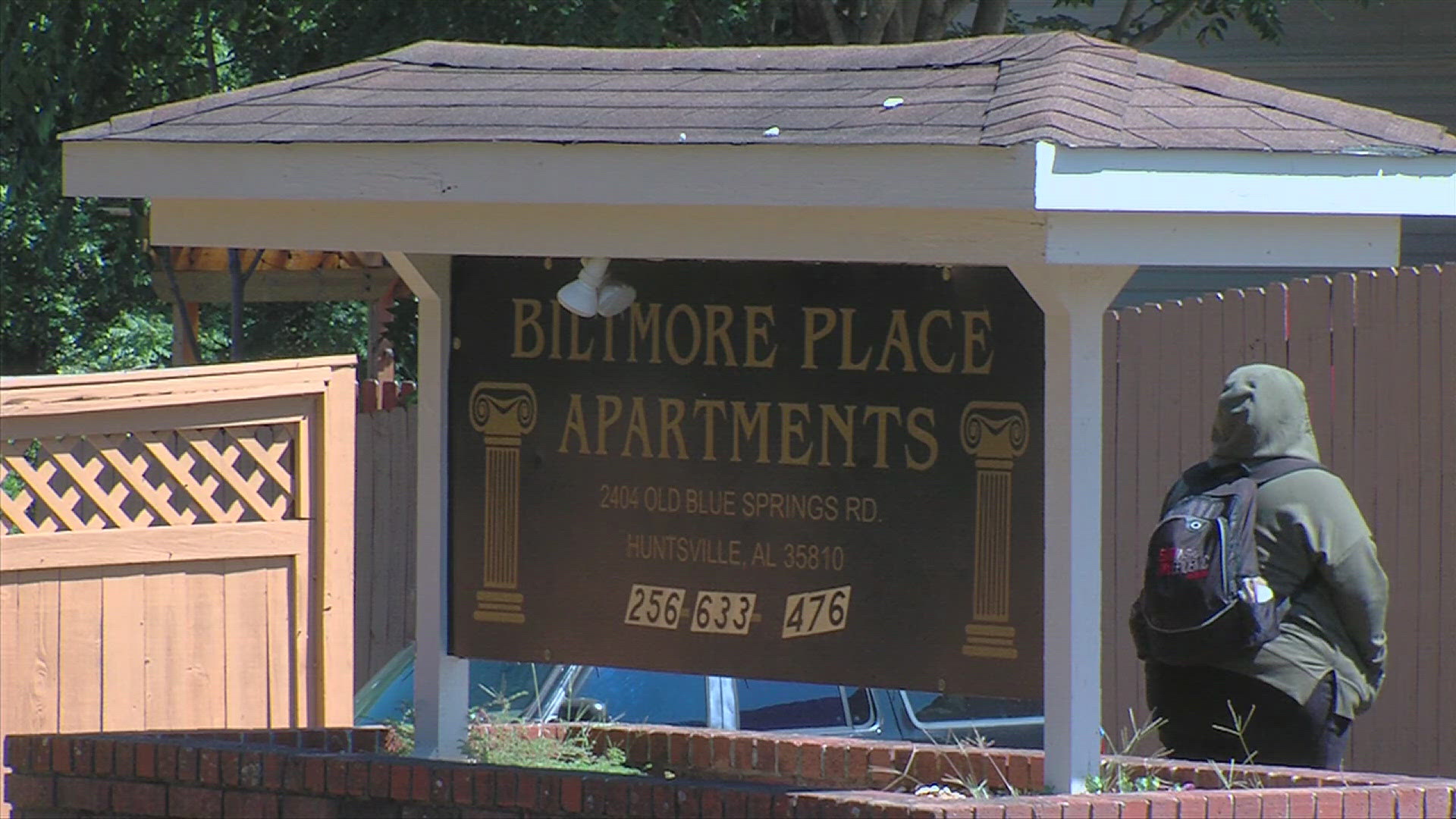 Witnesses reported hearing a domestic argument shortly before flames broke out at the Biltmore Place Apartments on Sunday.