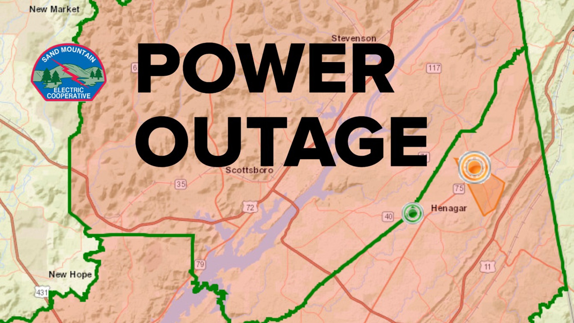 Power outage affects 365 in Ider; crews work to restore service ...