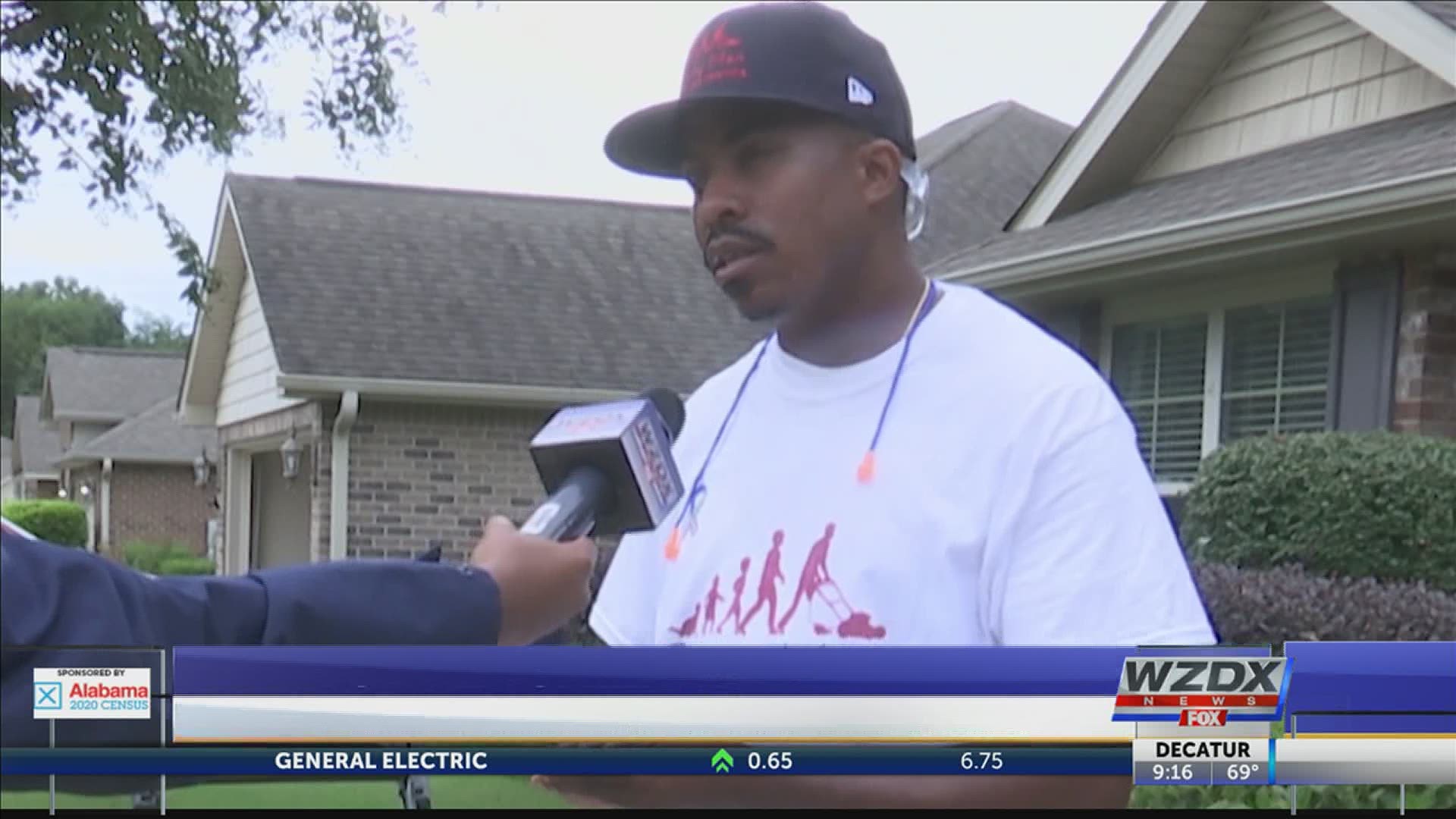Huntsville man kicks off 50 state lawn mowing tour at home, honors veterans