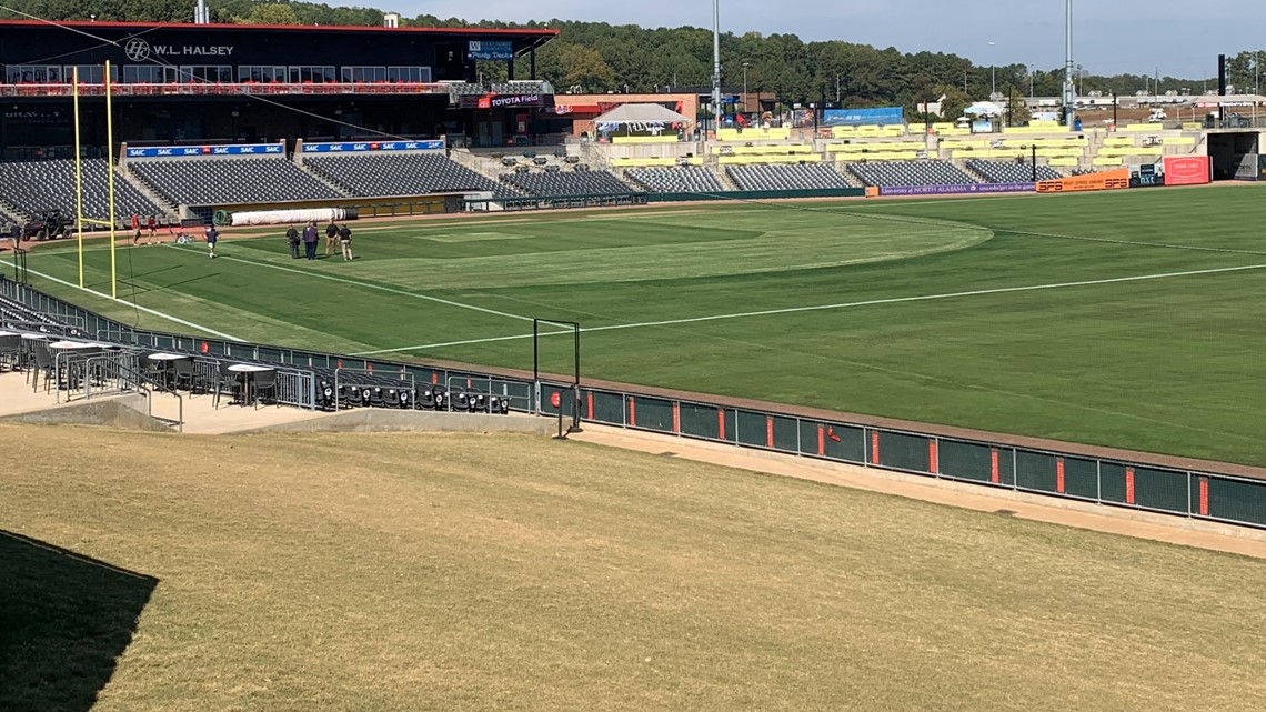 Toyota Field prepared for historic football game this weekend - Hville Blast