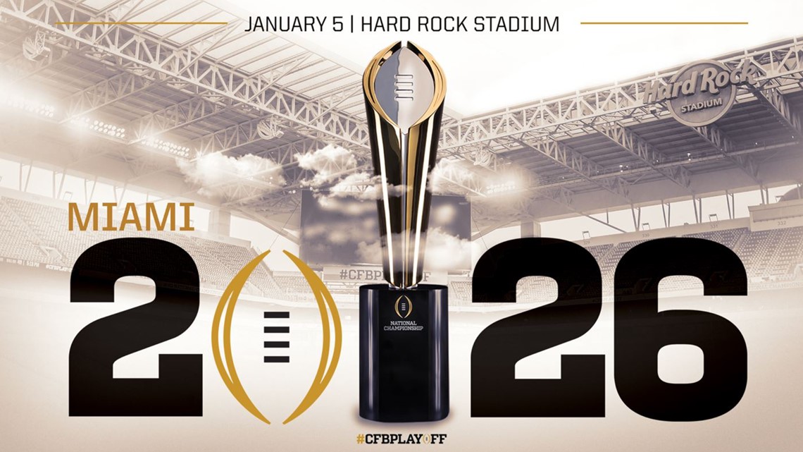 CFP selects National Championship sites for 2025 & '26