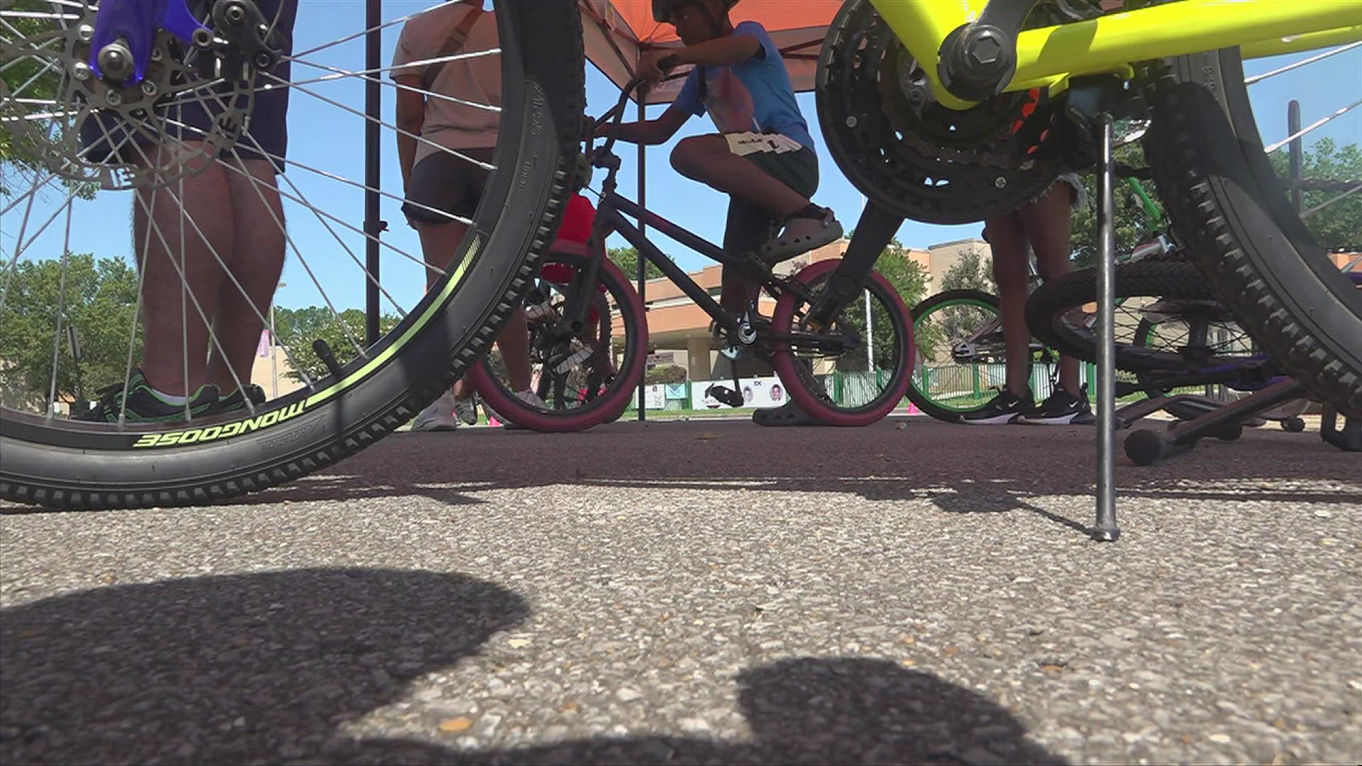 Huntsville Parks & Rec holds a fun event designed to teach kids about responsible bike use and maintenance.