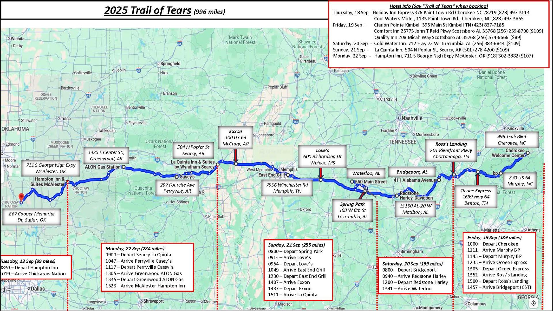 32nd Annual Trail of Tears ride travels across North Alabama ...