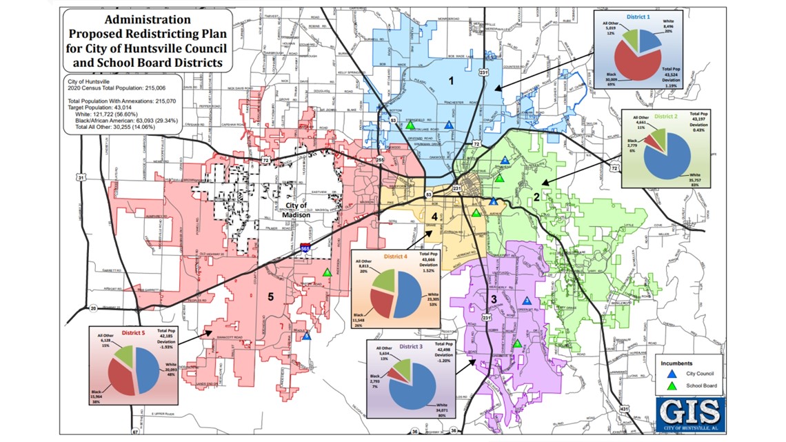 New Huntsville redistricting plan raising questions | rocketcitynow.com