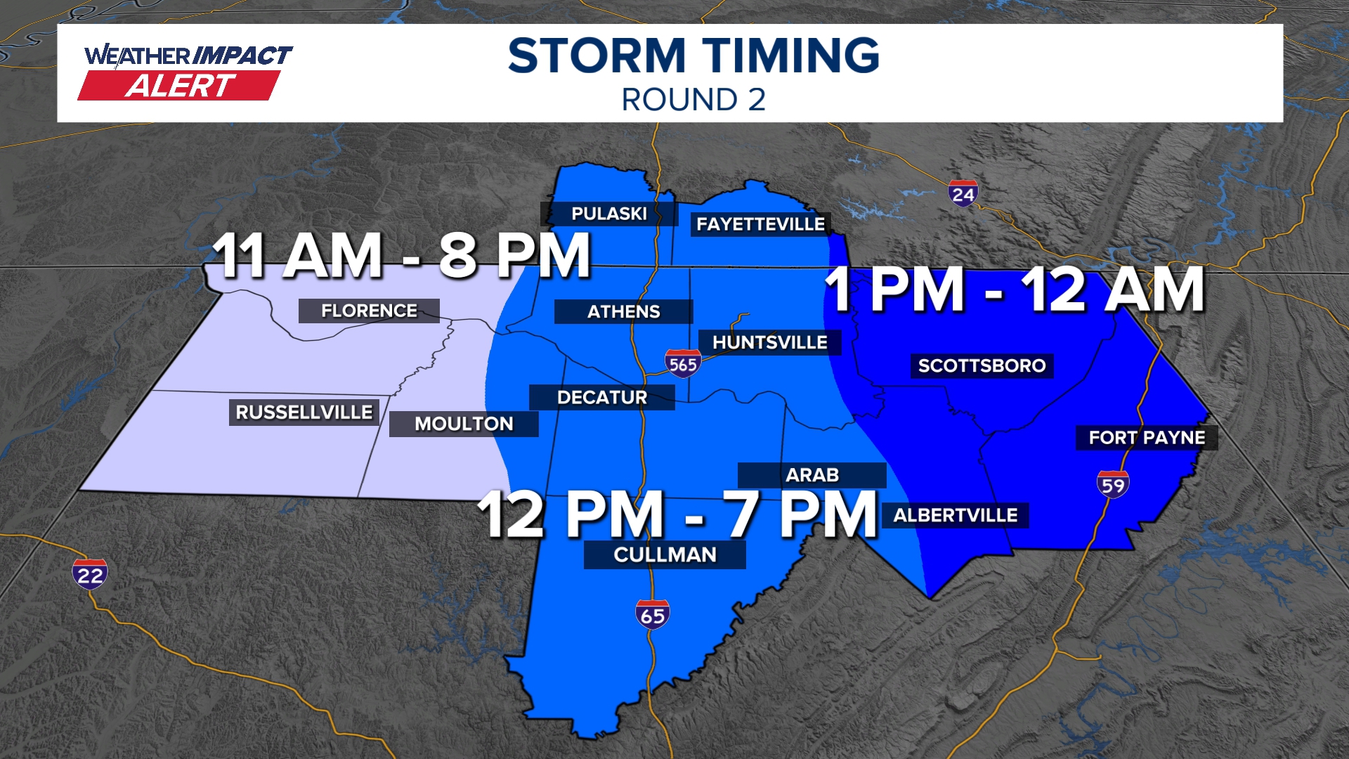 Severe weather looms: Tennessee Valley braces for storms and possible ...