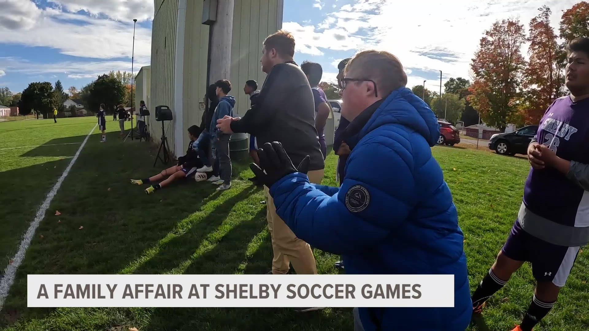 Three brothers from the same family are all involved with the Shelby JV soccer team. That's one ultimate hat trick.