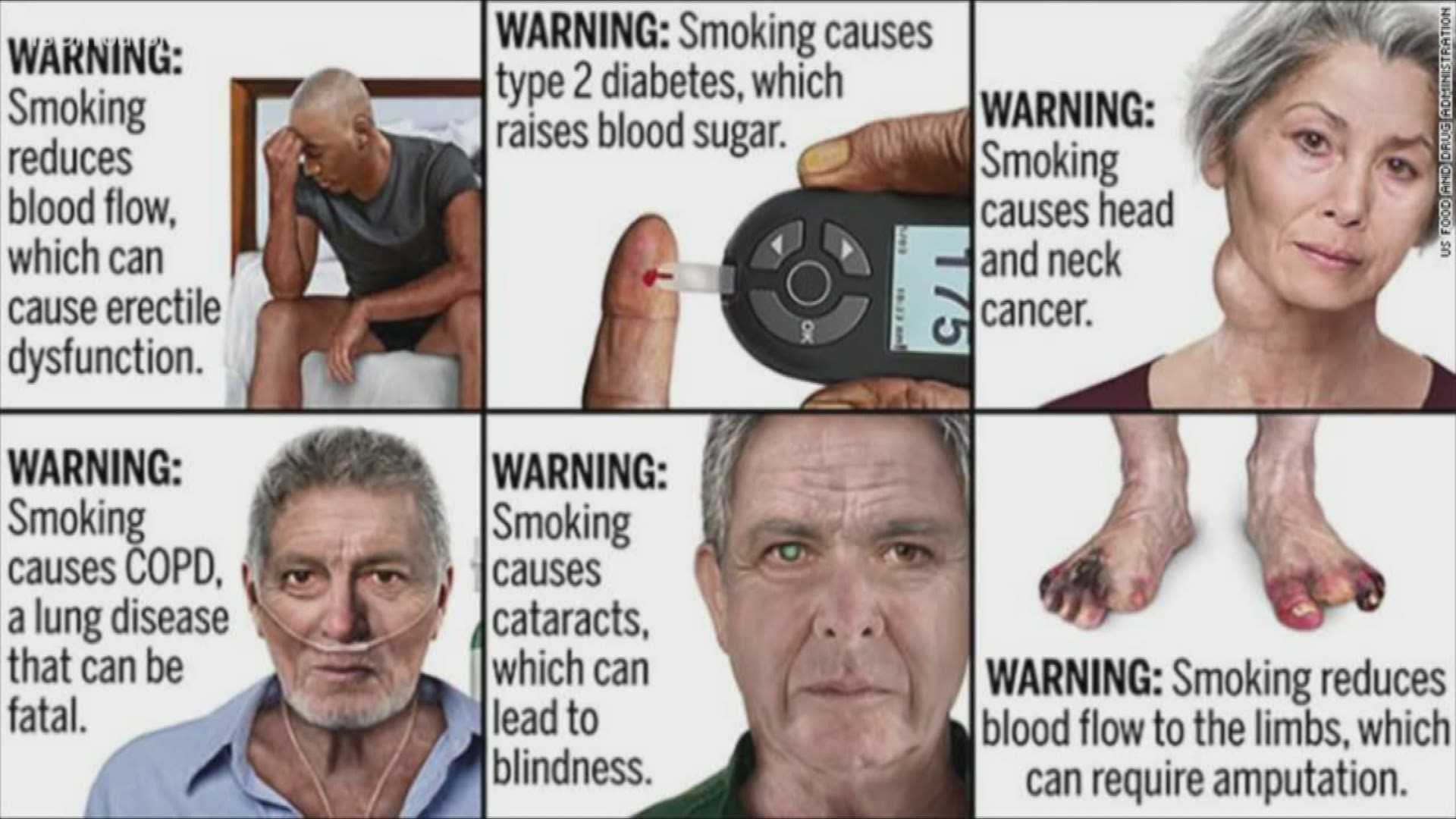 Us Makes New Push For Graphic Warning Labels On Cigarettes Wthr Com