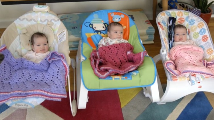 Michigan dads welcome rare triplets via surrogate