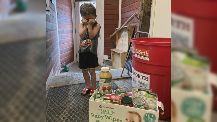 Michigan boy asks for donations to food drive rather than birthday gifts
