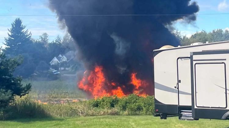 F-16 fighter jet from Texas crashes in Michigan during training, military officials say